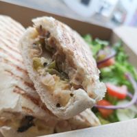 The Chuna panini! Absolutely delicious! at Pepino Deli in Glossop