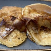 American pancakes  at Pepino Deli in Glossop