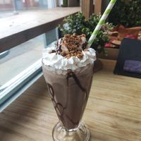 Biscoff milkshake at Pepino Deli in Glossop