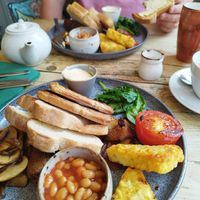 vegan full  English, 😋 at Pepino Deli in Glossop