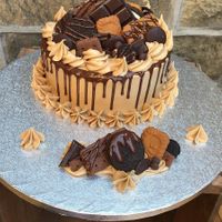 Pepinos made a cake for my son’s birthday and it was delicious.  I have also had their Buddha boxes and cakes and would highly recommend them. at Pepino Deli in Glossop