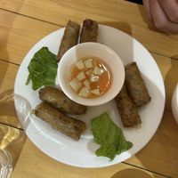 Vegetable spring roll  at Little Sapa in Sapa