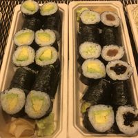 Veggie makis  at Masu Maki & Sushi Bar in Bangkok