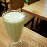 Avocado Soy Milk Shake at Puffin Cafe in Macau