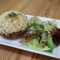 Baked Stuffed Portobello at Puffin Cafe in Macau