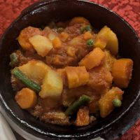 Vegetable tagin at Snobs Restaurant in Luxor