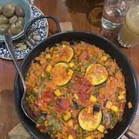 Vegetable paella of dreams!  at El Librero in Sevilla