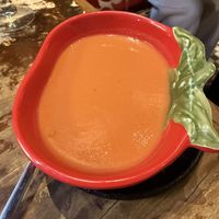 GASPACHO (COLD TOMATO SOUP)  at El Librero in Sevilla