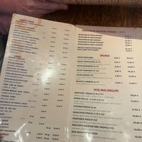 Menu  at El Librero in Sevilla