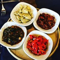 Yummy vegan tapas! at El Librero in Sevilla