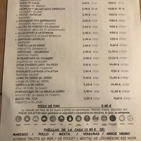 Menu1 at El Librero in Sevilla