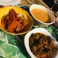 Peppers, gaspacho and ratatouille at El Librero in Sevilla