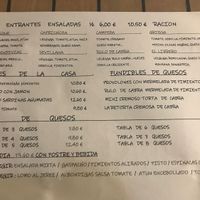 Menu2 at El Librero in Sevilla