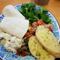 Taco at Greens Vegan Cafe & Shop in Stourport-on-severn