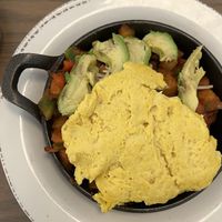 Vegan Bravas Skillet  #Veganuary at Harvest Room in Munster