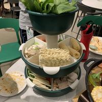 Premium platter + mock meat  at Mother Earth 大地之素 in West Singapore