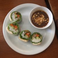 Summer rolls with tofu and super tasty sauce  at Pho 91 - Albert Cuypstraat in Amsterdam