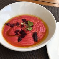 Beet gazpacho  at Don Juan in Sevilla
