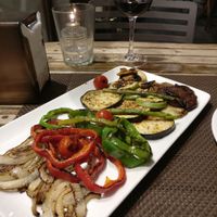 Grilled vegetable plate at Don Juan in Sevilla