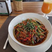 Wok from the vegan menu at Don Juan in Sevilla