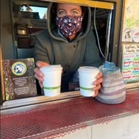 La Capitana of the ship at Java Ship Coffee - Food Truck in Reno