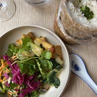 Tofu stir fry   at Cafe Saigon in Saint-emilion