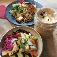Vegan main  at Cafe Saigon in Saint-emilion
