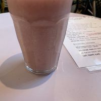 Red fruit smoothie   at Imagine Café in Paris