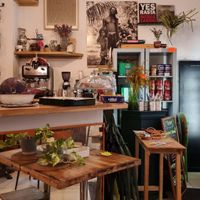 Interior at Imagine Café in Paris