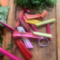 Swiss chard!   at Imagine Café in Paris