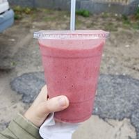 Strawberry Dream smoothie at Green Street Food Truck in Levittown