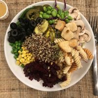 Salad bar selection at Souplantation in Rancho Cucamonga