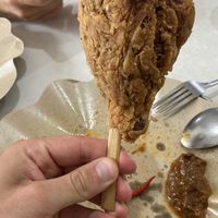 Vegan chicken! (Mushrooms)  at Vegan House in Jakarta