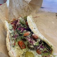 Crispy Falafel Pita  at CAVA in Mission Viejo