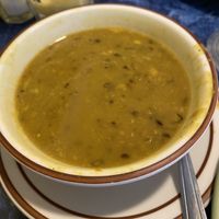 Lentil soup  at Cafe Shambala in Salt Lake City