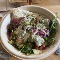 Build your own bowl - grains and greens with falafel, hummus and roasted veg   at CAVA in Huntersville