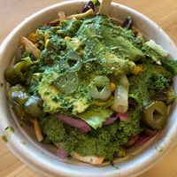 Falafel Crunch Bowl (no feta) - vegan at CAVA - The Drag in Austin