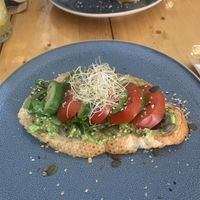 avocado toast  at Locals in Tilburg
