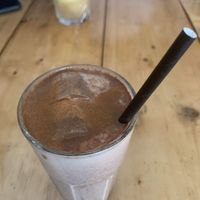 vegan chai latte  at Locals in Tilburg