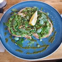 Avocado toast (vegan) at Locals in Tilburg