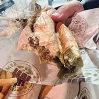 Falafel on a roll  at SemSem Mediterranean in Chicago Ridge