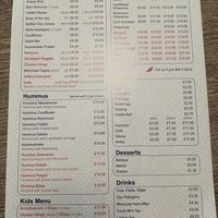 Menu contains meat at Balady in North West London