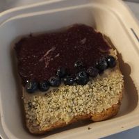 The peanut butter and jelly, it was just ok at Mora Mora - Roma in Mexico City