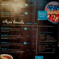 Menu at Mora Mora - Roma in Mexico City