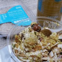 El Dorado bowl, Arroz con Leche dessert and Super C juice - fantastic! at Mora Mora - Roma in Mexico City