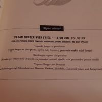 Vegan Burger at Konoba Andreja in Krk