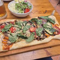 Healthy Vegan Pizza at Konoba Andreja in Krk