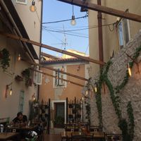 outdoor seating area at Konoba Andreja in Krk