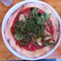 "HEALTHY" VEGAN PIZZA at Konoba Andreja in Krk