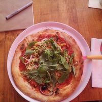 Vegan pizza at Konoba Andreja in Krk